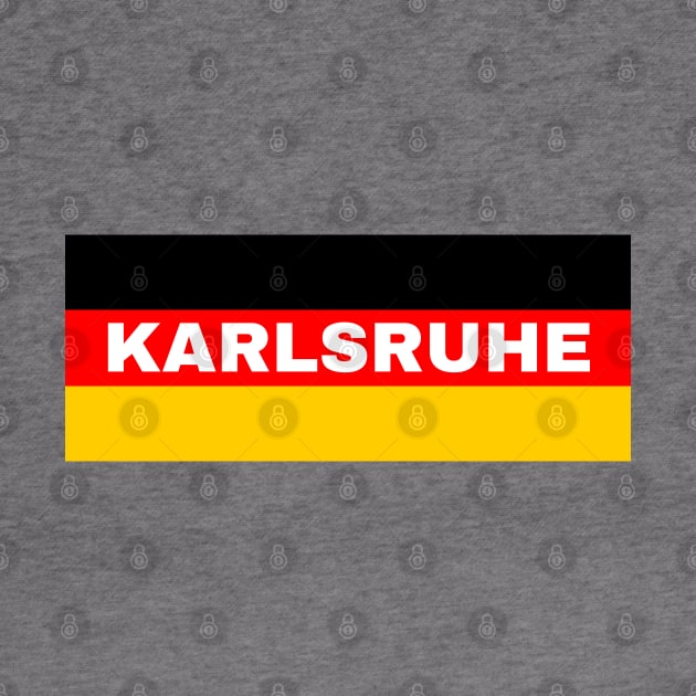 Karlsruhe City in German Flag by aybe7elf